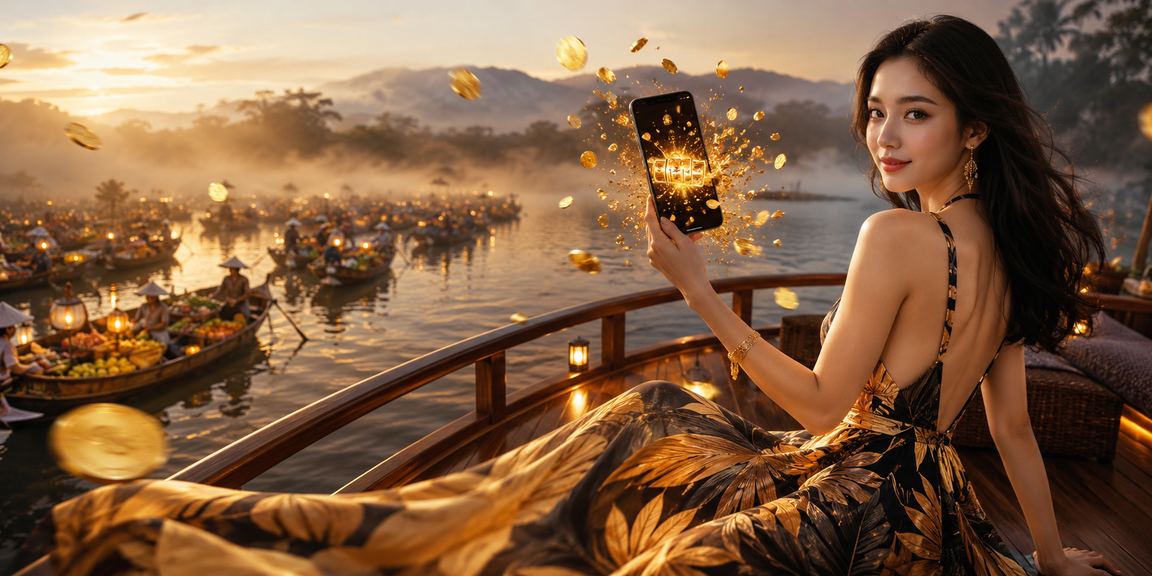 Người chơi slot game trong khung cảnh thơ mộng ở Đà Lạt ban ngày