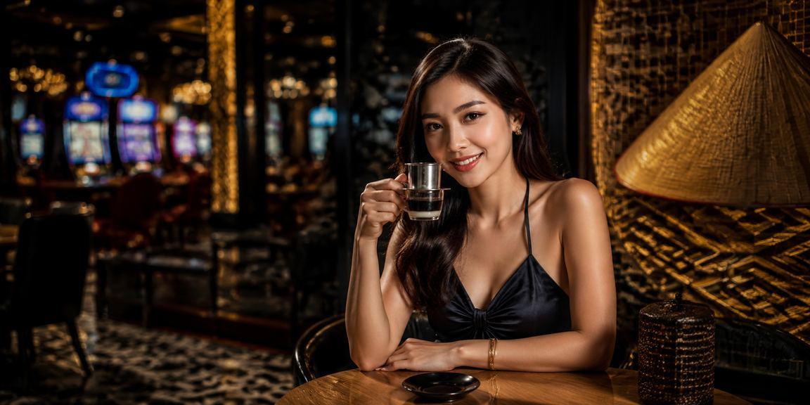Người chơi casino tại TP. Hồ Chí Minh mang nón lá tham gia cá cược