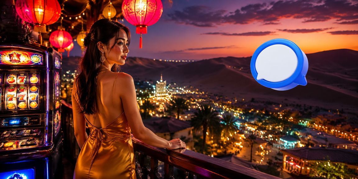 Người chơi slot game tại chợ đêm Mũi Né về đêm với điện thoại trên tay